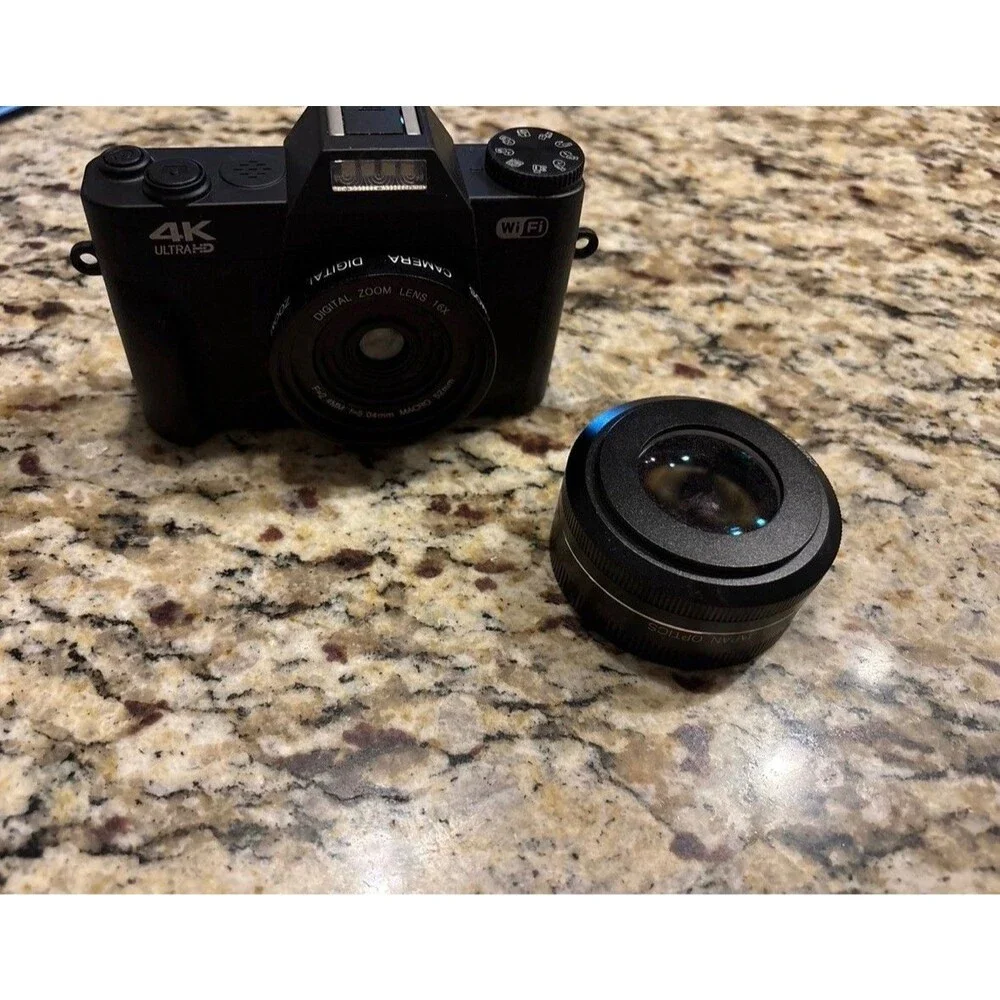4K Digital Camera,Vlogging Camera with WiFi for YouTube,Autofocus 16X Zoom